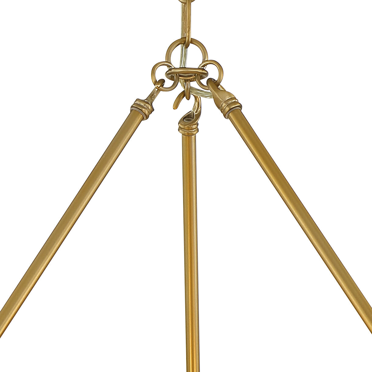 Calypso 6 Light 20 inch Vibrant Gold Chandelier Ceiling Light