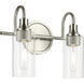 Kavi 2 Light 12.5 inch Brushed Nickel Vanity Light Wall Light