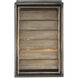 Hartberg 2 Light 18 inch Aged Driftwood Outdoor Wall Lantern