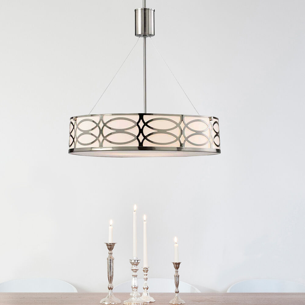 Madison 3 Light 18 inch Brushed Nickel Chandelier Ceiling Light