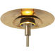 Rancho Mirage 61 inch 9 watt Matte Black and Weathered Brass Floor Lamp Portable Light