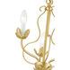 Katarina 3 Light 13 inch Soft Gold Chandelier Ceiling Light