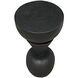 Nogozi 23 X 13 inch Burnt Black Side Table