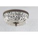 Waltham 3 Light 12 inch English Bronze Flush Ceiling Light in Clear Spectra