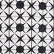 Dann Foley 24 inch Black and White Geometric Pattern Decorative Pillow