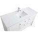 Heath 54 X 21.5 X 35 inch White Vanity Sink Set