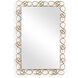 Twist It 45.25 X 29.25 inch Plated Antique Brass Mirror