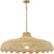 Open Air Paloma 3 Light 40 inch Lacquered Brass Outdoor Pendant