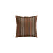Dots 18 X 18 inch Dark Brown and Burnt Orange Throw Pillow