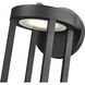 Leland LED 24 inch Sand Black Outdoor Wall Light