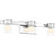 Herald Square LED 22 inch Chrome Bath Light Wall Light