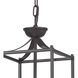 Arthur 3 Light 7 inch Oil Rubbed Bronze Mini Pendant Ceiling Light