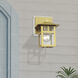 Crestlake 1 Light 8.5 inch Satin Gold Outdoor Wall Lantern