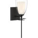 Elowen 1 Light 5.25 inch Dark Matte Black Bath Sconce Wall Light
