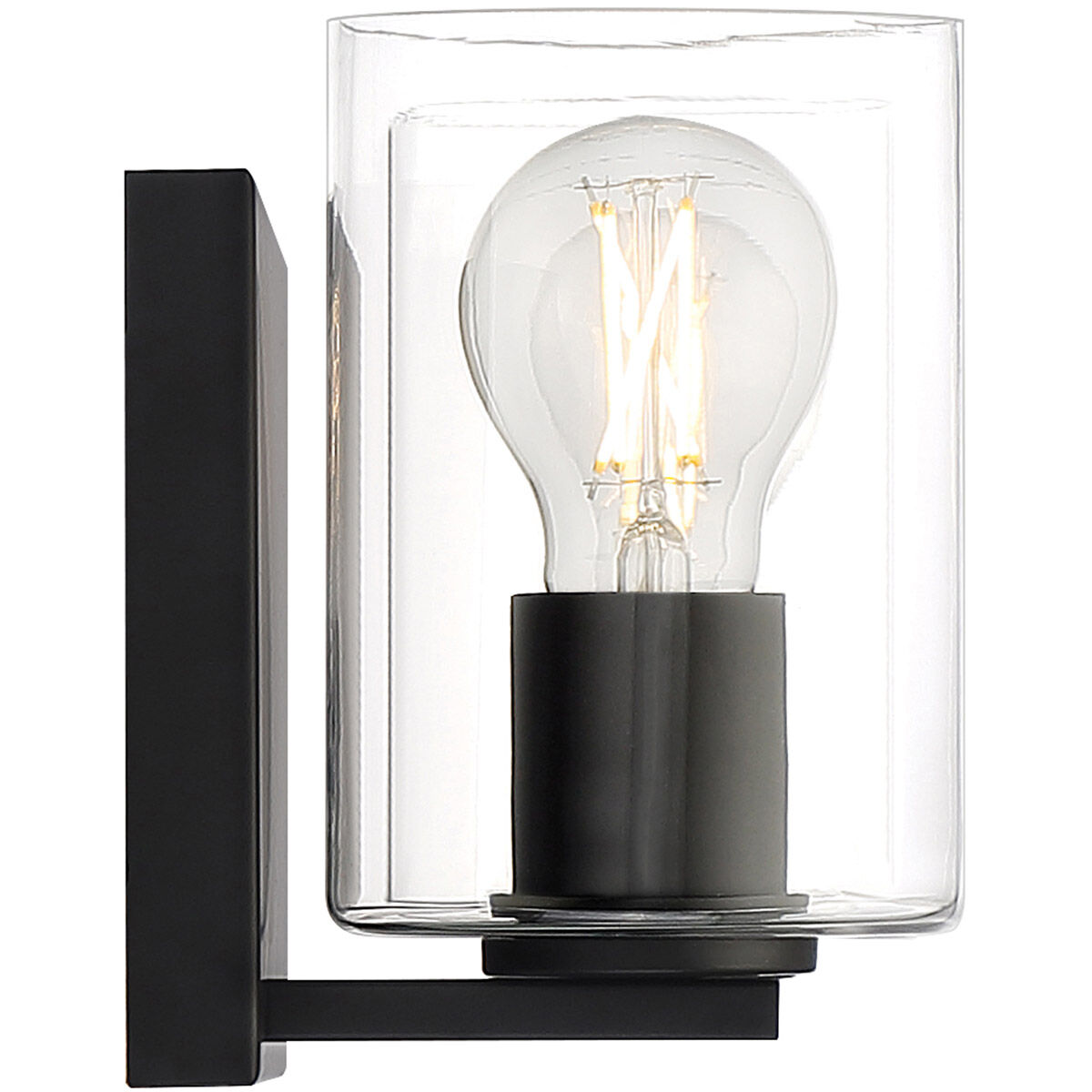 Oslo LED 14 inch Matte Black Bath/Vanity Wall Light