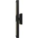 Sunrize LED 22 inch Sand Black Outdoor Wall Sconce