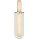 Kelly Wearstler Fosse LED 4.5 inch Polished Nickel Oval Sconce Wall Light