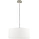 Clark 1 Light 18 inch Brushed Nickel Pendant Chandelier Ceiling Light