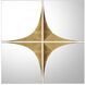 Gold Contour 50 X 50 inch Mirrors, Set of 4