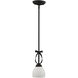 Brookside 1 Light 6 inch Black Mini Pendant Ceiling Light