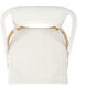 Tenor & Rattan Side Chair in White