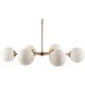 Lahey 44 inch White Chandelier Ceiling Light