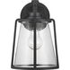 Benton Harbor 1 Light 11 inch Textured Black Outdoor Wall Lantern, with DURASHIELD, Medium
