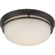 Ramsey LED 15 inch Oil Rubbed Bronze Flushmount Ceiling Light