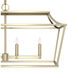 Laurel Ridge 6 Light 42 inch Alturas Gold Linear Chandelier Ceiling Light