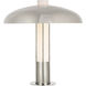 Kelly Wearstler Troye 19 inch 12 watt Polished Nickel Table Lamp Portable Light, Medium