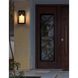 Peter 1 Light 18 inch Black Outdoor Wall Sconce