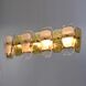 Strata 4 Light 29 inch Lacquered Gold Bath Vanity Wall Light