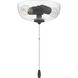 Universal LED Flat Black Fan Light Kit