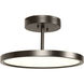 Sphere LED 15 inch Oil Rubbed Bronze Semi-Flush Ceiling Light