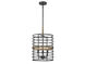 Oakhill 3 Light 13 inch Provincial Wood with Ebony Foyer Ceiling Light