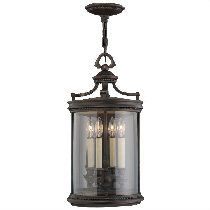 Louvre 4 Light 12 inch Bronze Outdoor Lantern