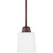 Hayden 1 Light 5 inch Bronze Pendant Ceiling Light