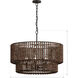 Beaudelle 5 Light 30 inch Dark Bronze Pendant Ceiling Light