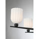 Collier 6 Light 40 inch Matte Black Chandelier Ceiling Light