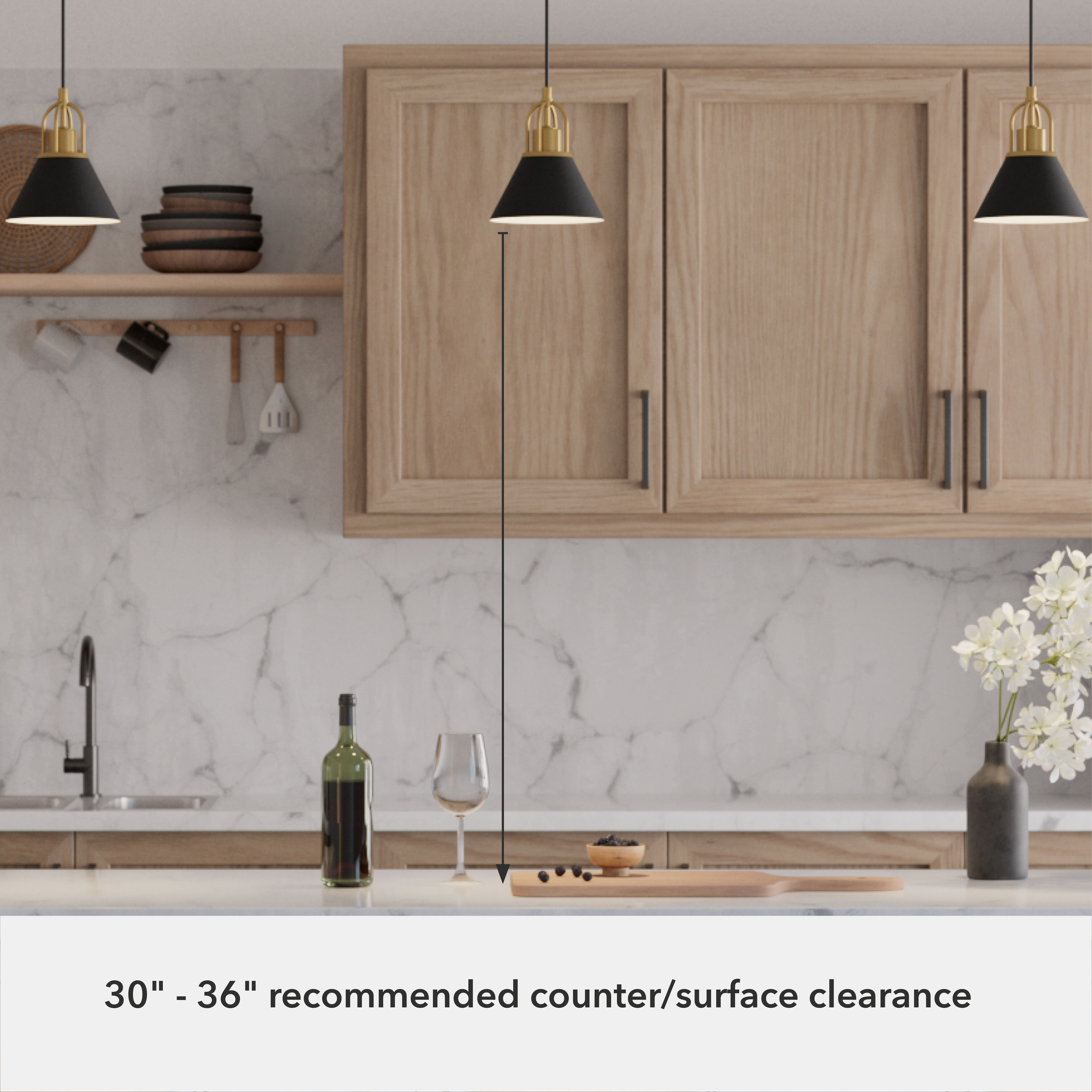 Carrington Isle 1 Light 7 inch Flat Matte Black and Luxe Gold Pendant Ceiling Light, Mini