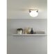 Castiro 1 Light 8.86 inch Polished Chrome Bathroom Ceiling Light