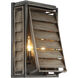 Hartberg 2 Light 18 inch Aged Driftwood Outdoor Wall Lantern