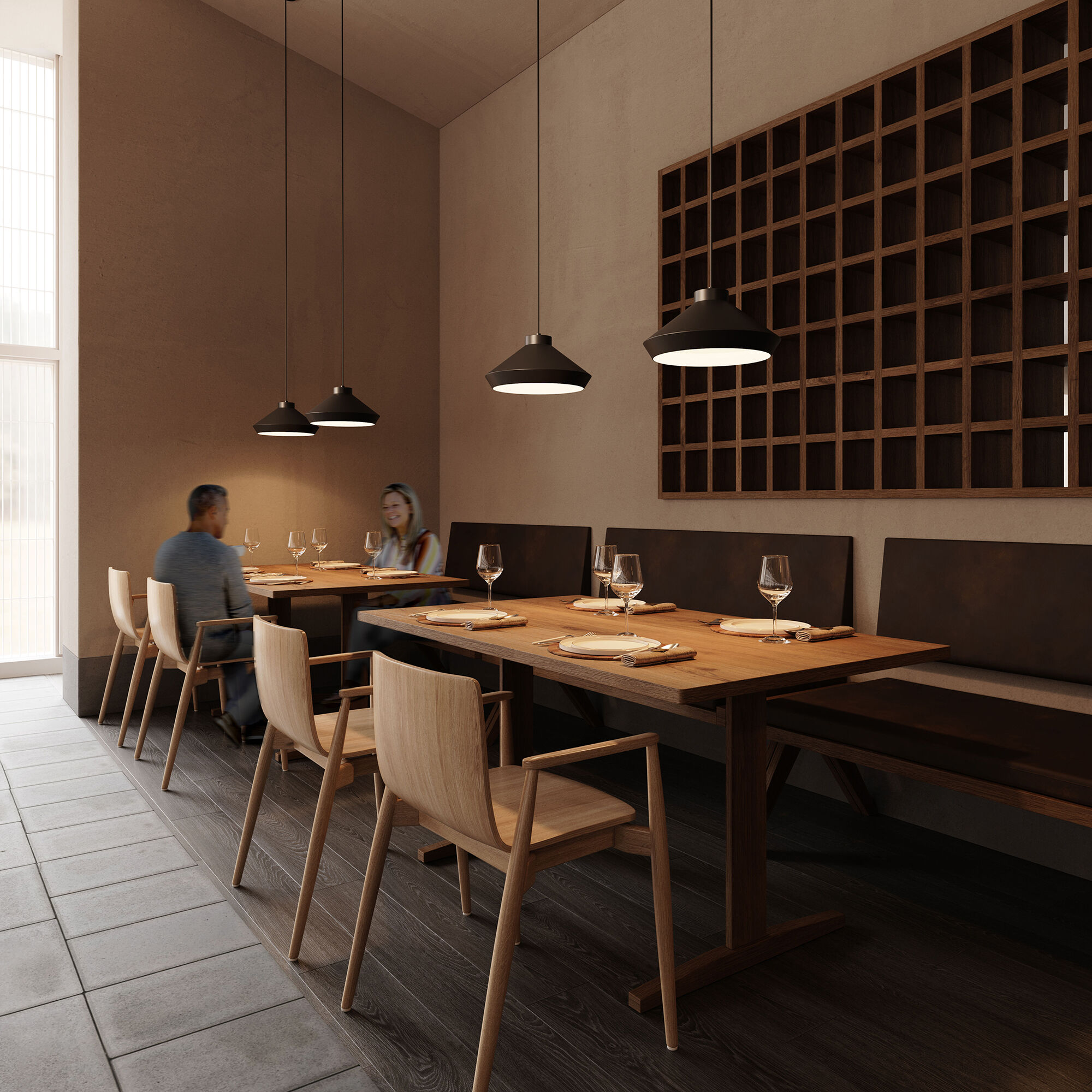 Koma 1 Light 15 inch Satin Black Pendant Ceiling Light