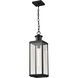 Luca 7 inch Sand Black Outdoor Hanging Light