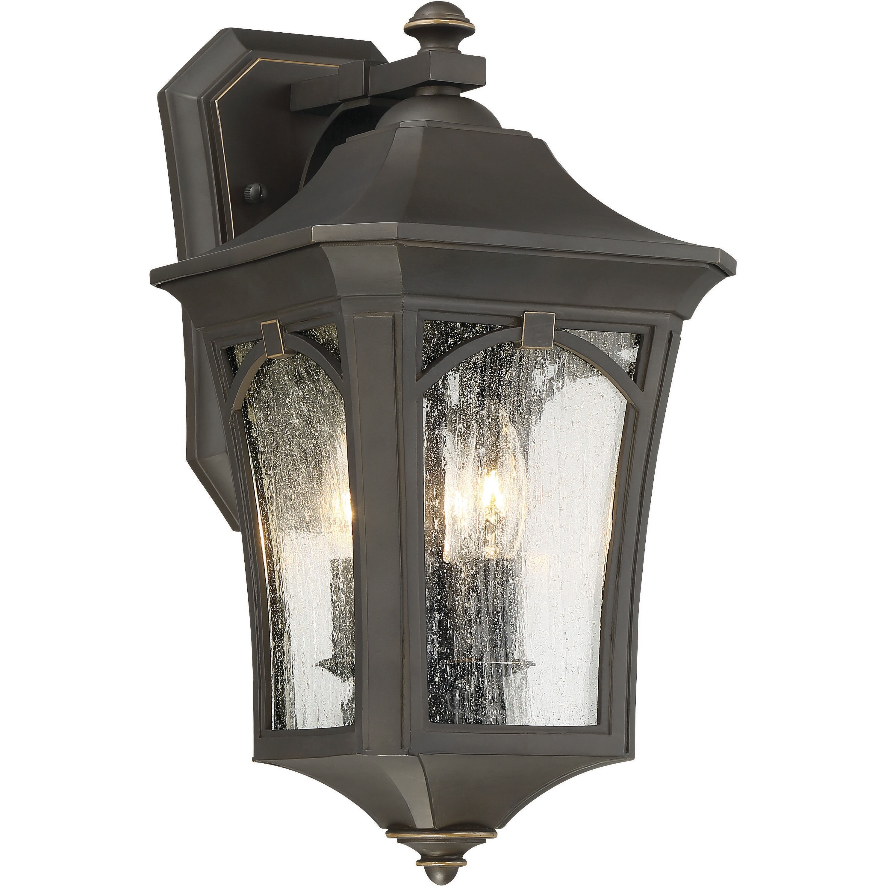 Solida 3 Light 16 inch Oil Rubbed Bronze/Gold Outdoor Wall Mount, Great Outdoors