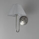 Saxon 1 Light 10.5 inch Polished Nickel Wall Sconce Wall Light