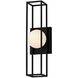 Fusion Collection - Float Family LED 18 inch Matte Black Outdoor Wall Sconce