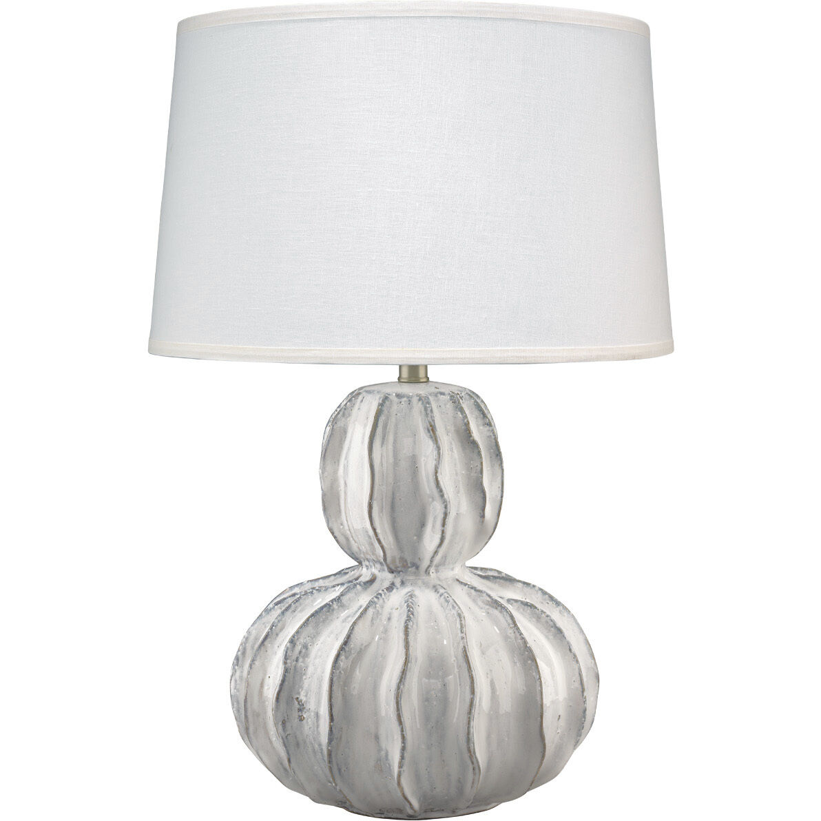 Oceane Gourd 27 inch 150.00 watt White Table Lamp Portable Light