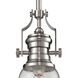 Chadwick 1 Light 8 inch Satin Nickel Mini Pendant Ceiling Light