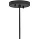 Open Air Arlen LED 24 inch Black Outdoor Pendant in 12V LED